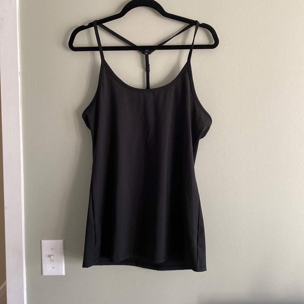 H halston studio active wear top